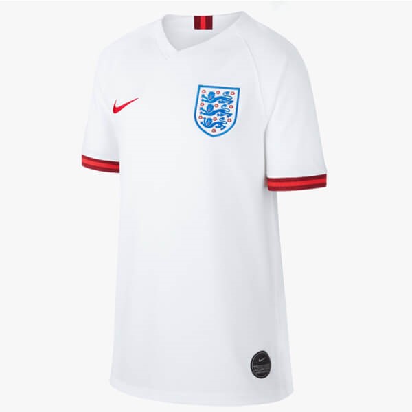 Camiseta Inglaterra 1ª Kit Mujer 2019 Blanco